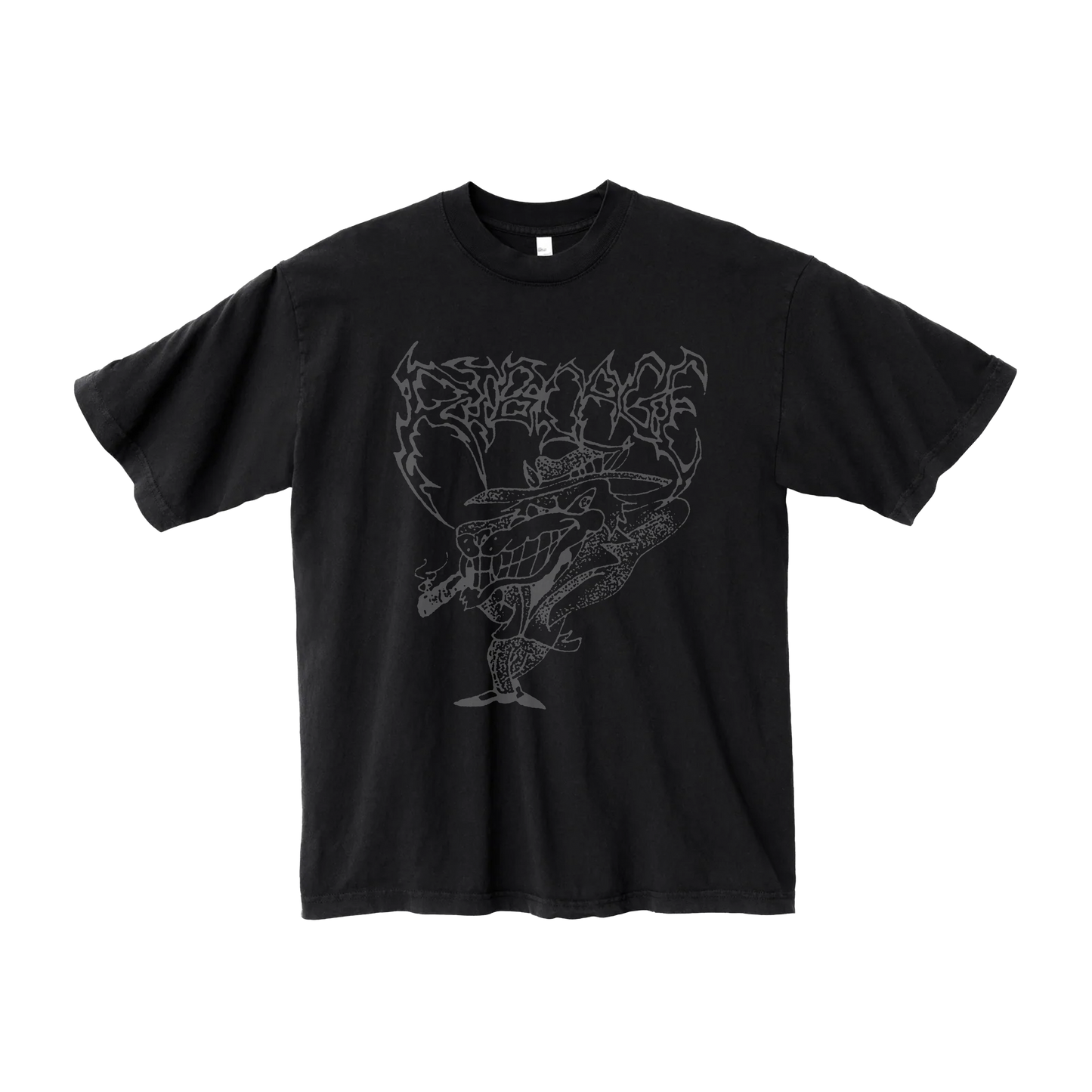 RIBBY TEE - BLACK